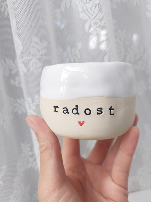 Keramicky kalíšek "radost" — foto 5
