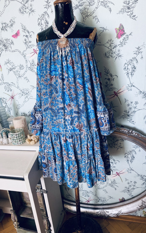 Šaty boho hedvábné — foto 2