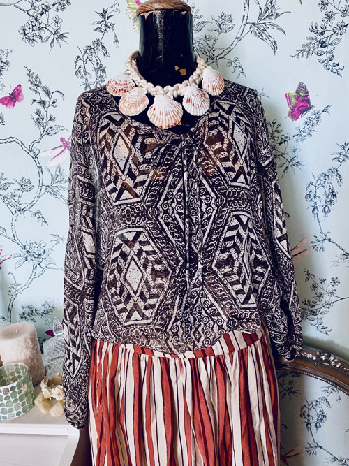 Halenka boho rozevlátá — foto 4