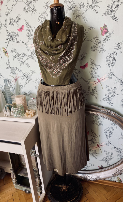 Sukně boho třásně — foto 2