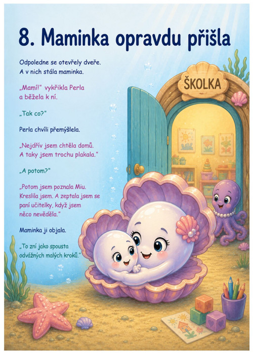 Perla jde poprvé do školky — foto 2