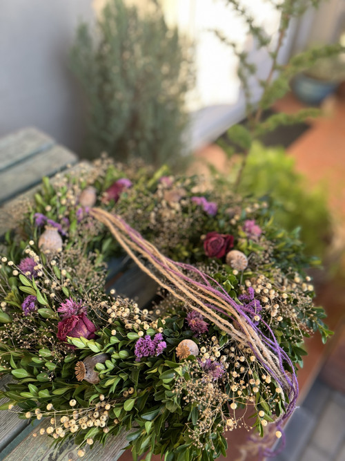 Věnec pozdního léta 44 cm — foto 6