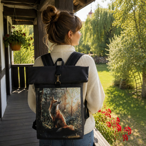 Liška + přední kapsa na zip — foto 2