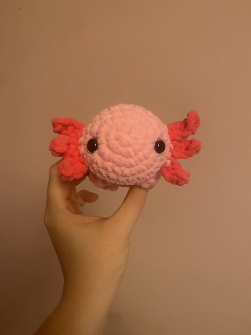 Háčkovaný axolotl — foto 2