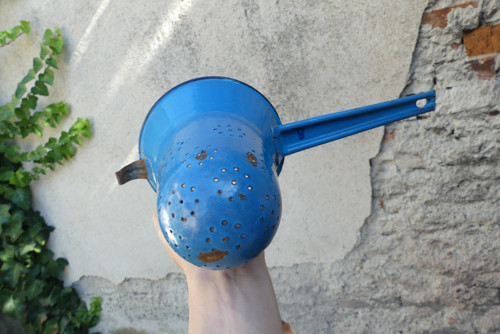 Do kuchyně...modrý smaltovaný cedník — foto 6