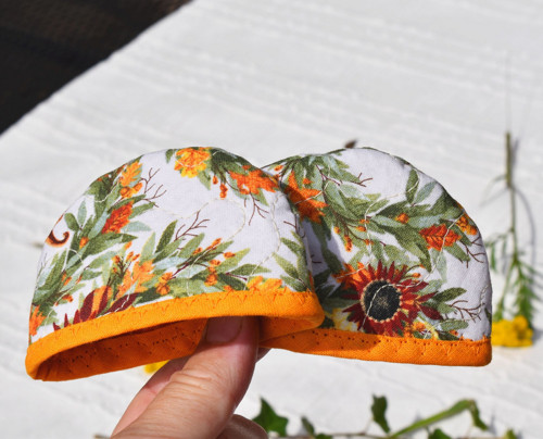 Mini chňapky - Dýně se slunečnicemi — foto 6