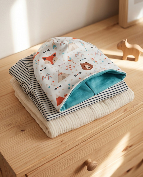 Dětská čepice Beanka Tepee and Bears vel. 52 — foto 4