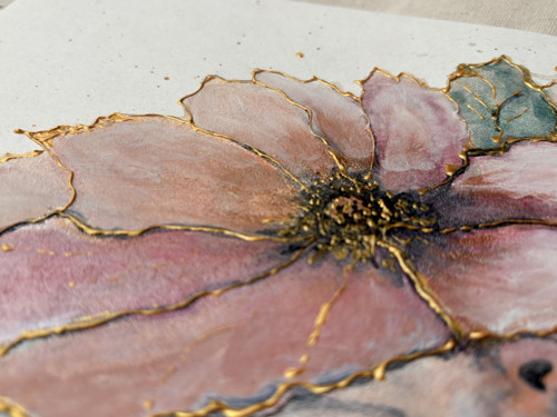 Between Bloom & Freedom - akvarelový obraz — foto 6