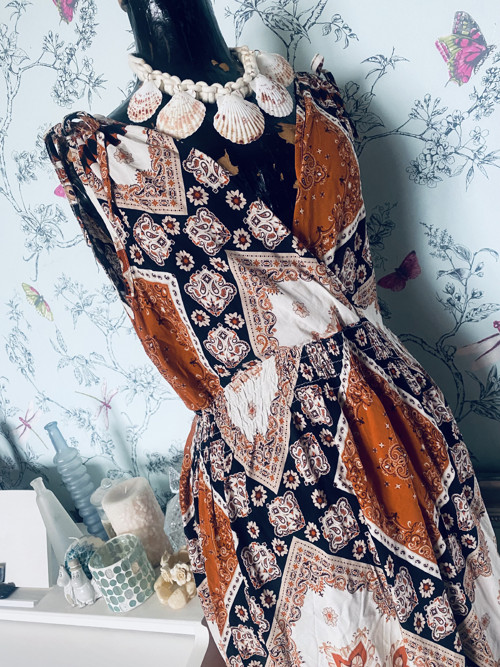 Šaty boho teracota — foto 3