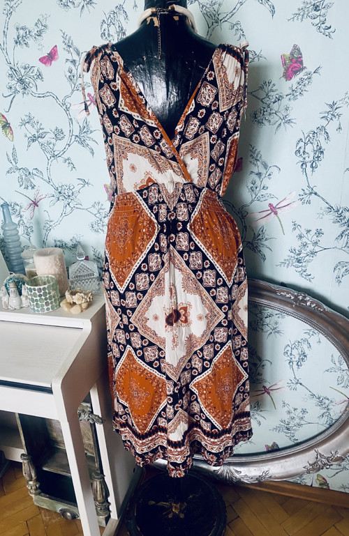 Šaty boho teracota — foto 5