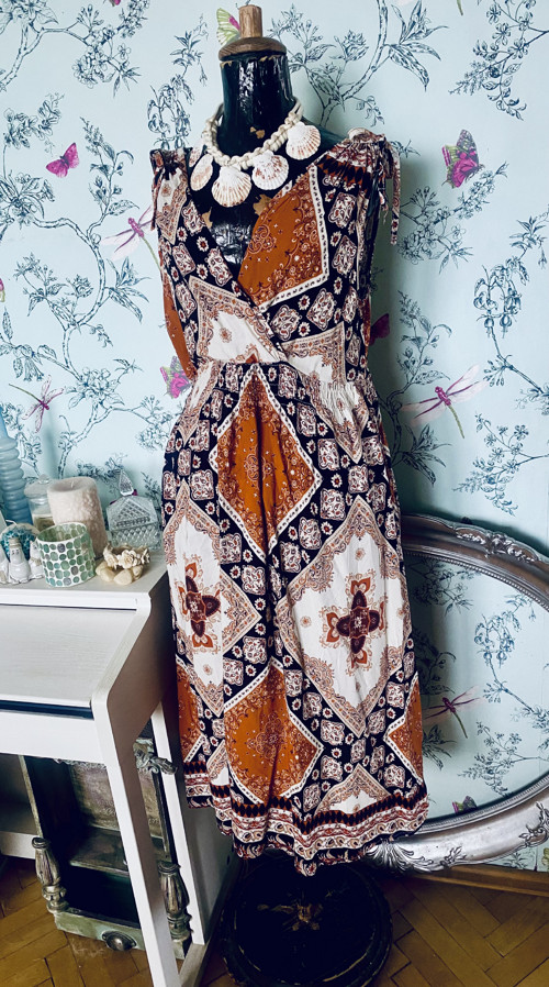 Šaty boho teracota — foto 2