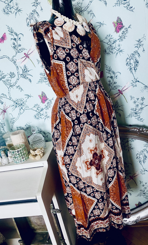 Šaty boho teracota — foto 4
