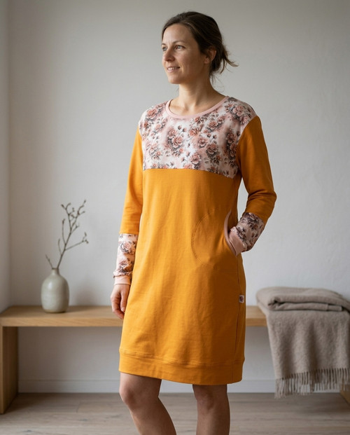 S RŮŽEMI (XL/XXL) - šaty — foto 3