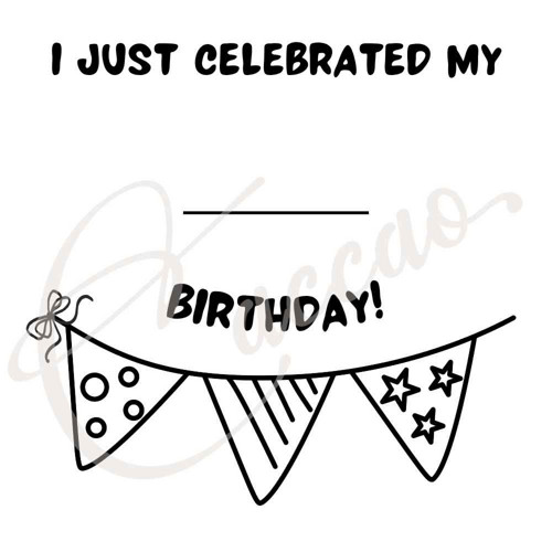It's my birthday Coloring book PDF — foto 4