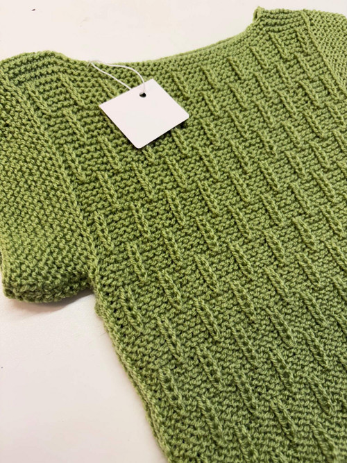 Pletená svetr, vesta zelená — foto 4