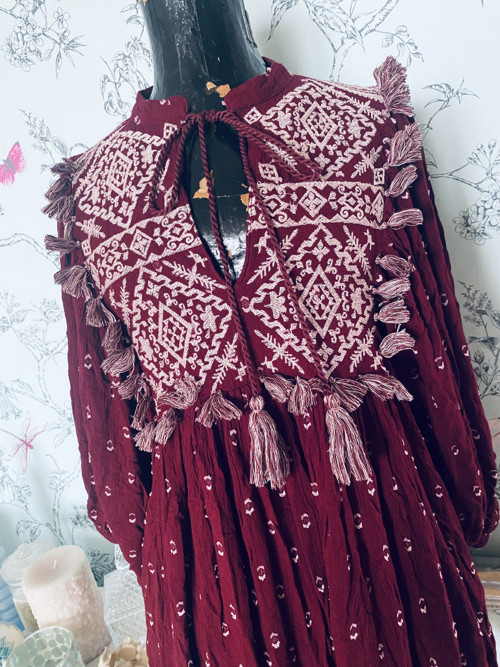 Boho jupénka wine — foto 3