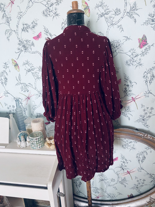 Boho jupénka wine — foto 6