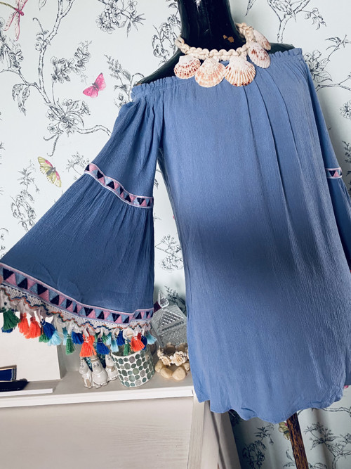 Tunika boho jeans — foto 3