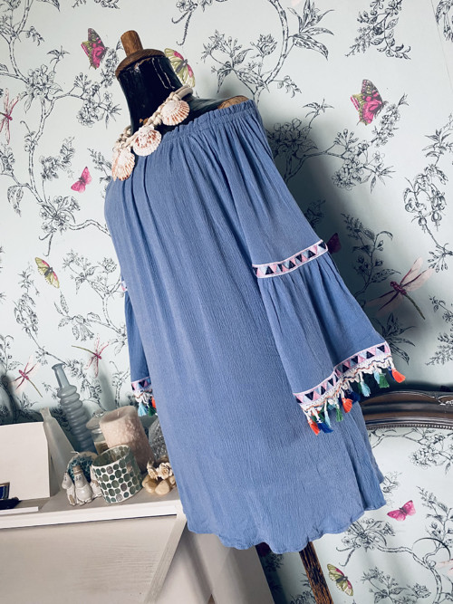 Tunika boho jeans — foto 4