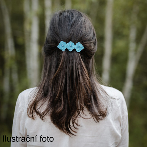 Spona do vlasů Hortenzie Celeste Grande — foto 4