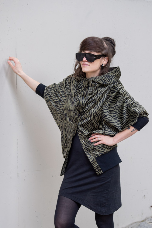 Cardigan ZEBRA khaki — foto 4