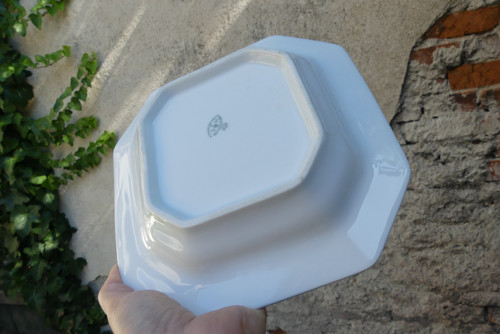 Modrá linka...porcelánová mísa, Československo — foto 5