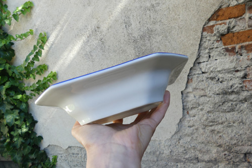 Modrá linka...porcelánová mísa, Československo — foto 3