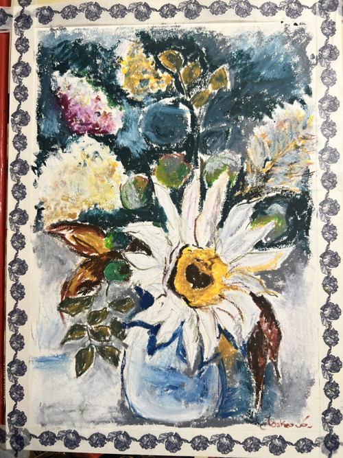Ilustrace květiny ve váze — foto 2