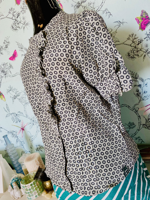 Halenka vintage hedvábná — foto 4