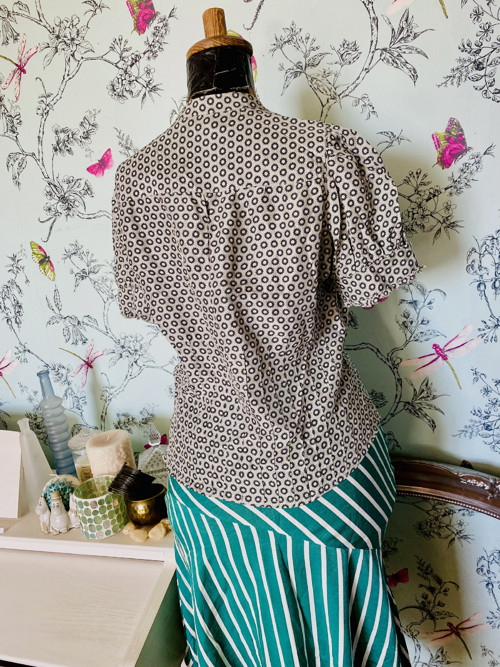 Halenka vintage hedvábná — foto 5