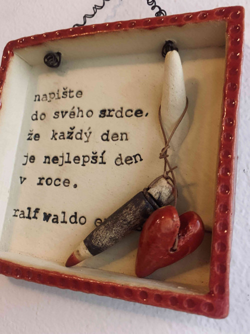 Keramická tabulka k zavěšení — foto 2
