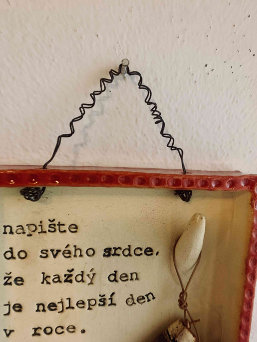 Keramická tabulka k zavěšení — foto 3