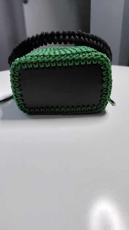 Ručně háčkovaná kabelka – bucket bag — foto 6