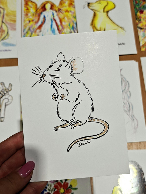 Přání/print s myškou — foto 2