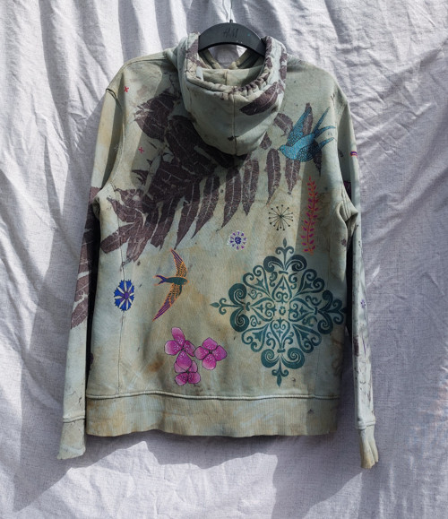 Šedá mikina ekoprint velikost 38 — foto 2