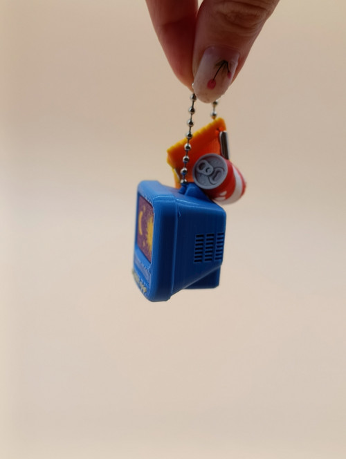 Retro televize - 3D tištěný klikač — foto 3