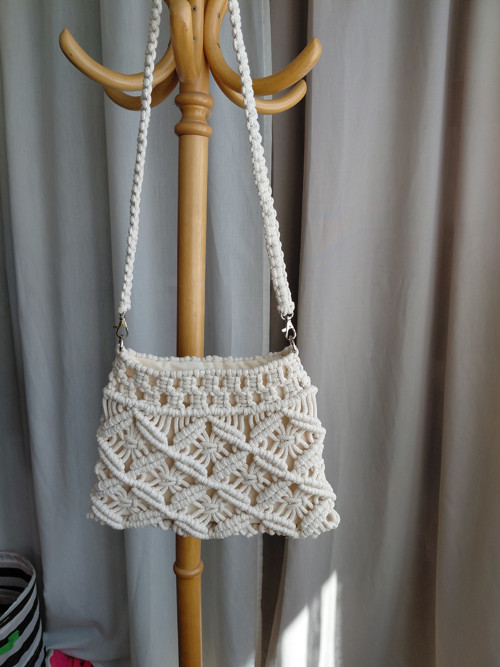 Dámská boho kabelka krémová — foto 2