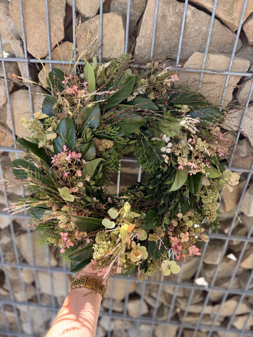 Podzimní věnec Hydrangea — foto 2