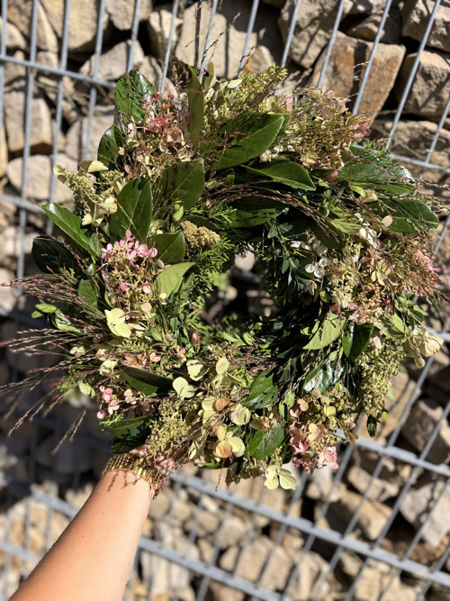 Podzimní věnec Hydrangea — foto 3