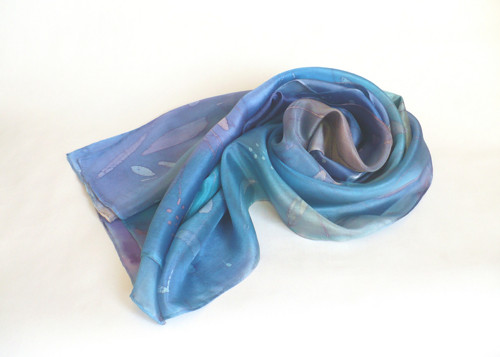 Dlouhá šála Blue and Violet. — foto 6