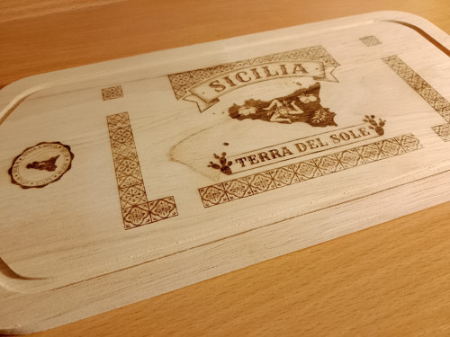 Dřevěné servírovací prkénko Sicilia — foto 2