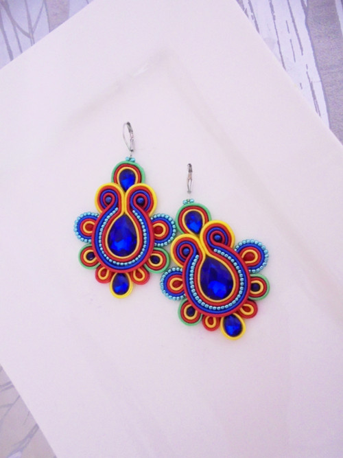 Soutache náušnice — foto 2