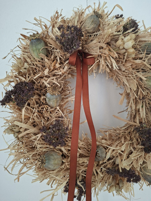 Věneček z lýka velikost 30cm — foto 2