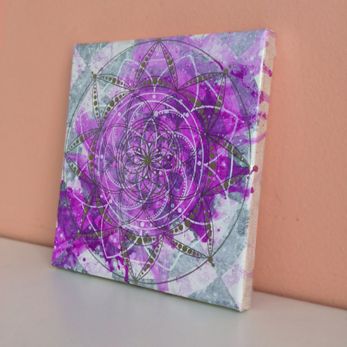 Mandala - "AURAIA "(20x20cm) — foto 4