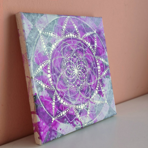 Mandala - "AURAIA "(20x20cm) — foto 5