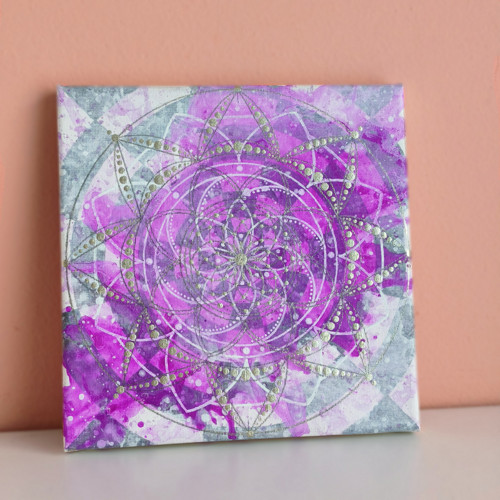 Mandala - "AURAIA "(20x20cm) — foto 3