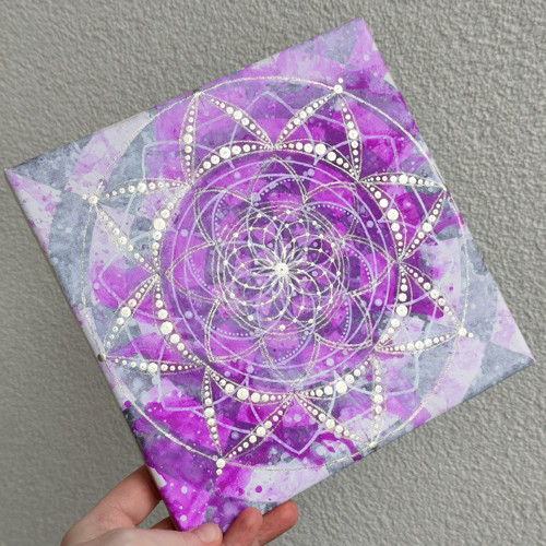 Mandala - "AURAIA "(20x20cm) — foto 2