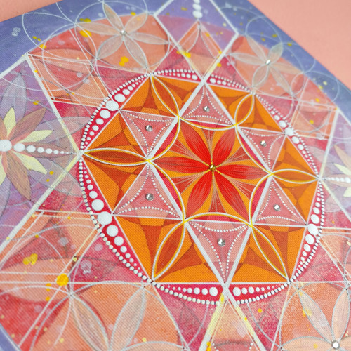 Mandala - "EX INTIMO"(30x30cm) — foto 5
