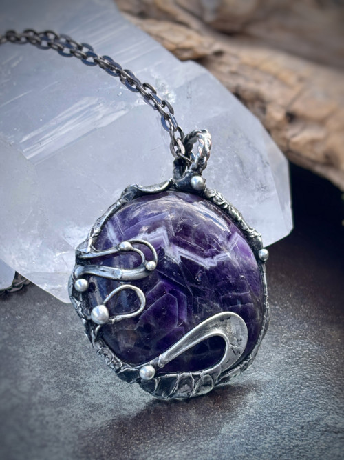 Amulet ametystový (C24) — foto 4
