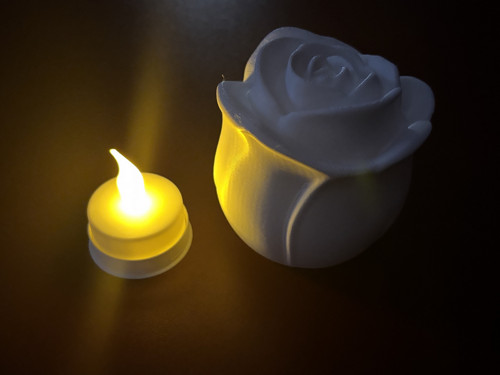 LED dekorace – Svítící růže — foto 3